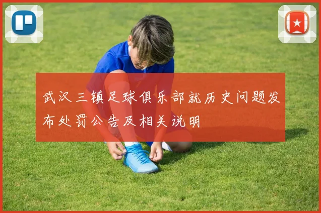 武汉三镇足球俱乐部就历史问题发布处罚公告及相关说明